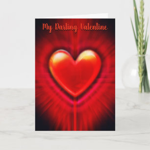 Herzschlag stylische Valentinenkarte Feiertagskarte
