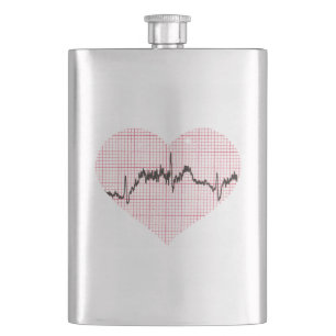 Herzschlag VII Flachmann