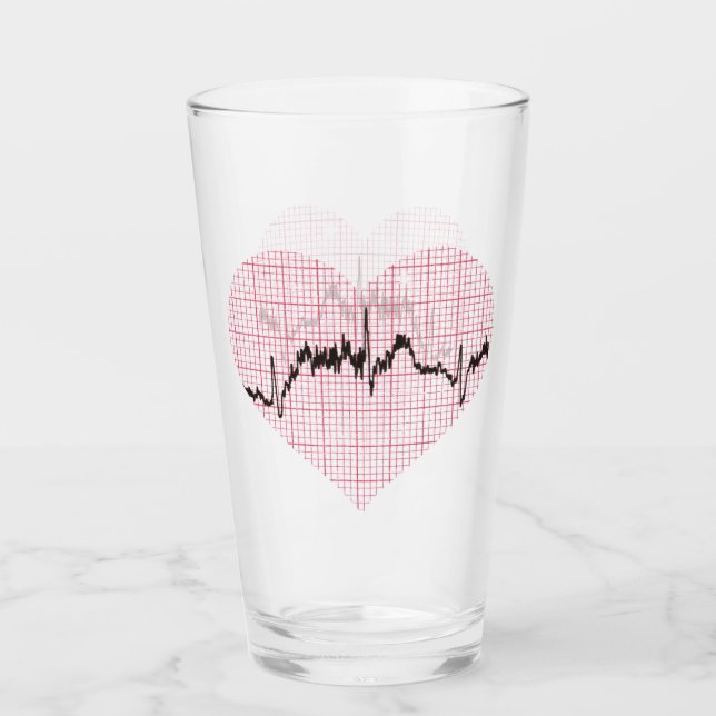 Herzschlag VII Glas (Vorderseite)