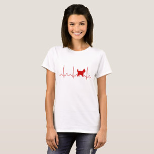 Herzschlag Yorkshires Terrier T-Shirt