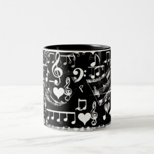 Herzschlag_ Zweifarbige Tasse