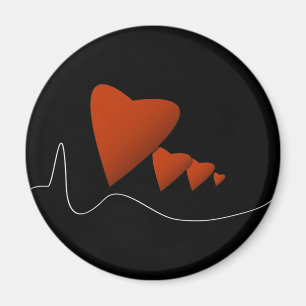Herzschläge Magnet