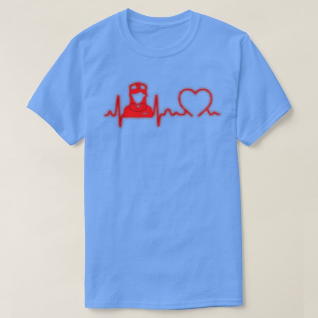 Herzschlaggeschenk T-Shirt (Design vorne)