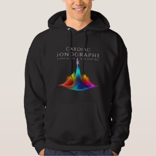 Herzsonographin - farbenfrohe Ultraschallwellen Hoodie