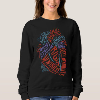 Herzspezialist Anatomie Doktor Medizinische Biolog Sweatshirt