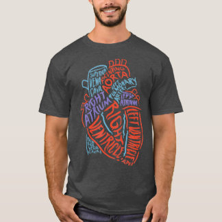 Herzspezialist Anatomie Doktor Medizinische Biolog T-Shirt