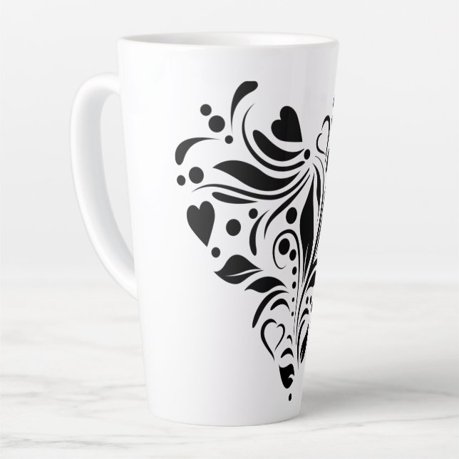 Herzstenzension Milchtasse (Linke Ecke)