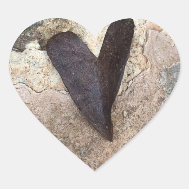 Herzsticker Herz-Aufkleber (Vorderseite)