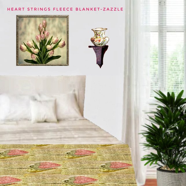 Herzstränge Fleecedecke (Von Creator hochgeladen)