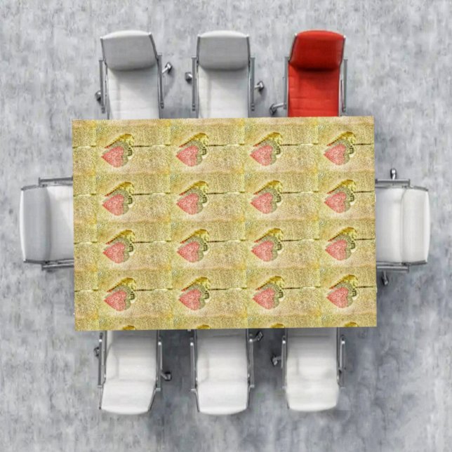 Herzstränge Tischdecke (This Heart Strings Tablecloth, is perfect for your romantic-themed parties and events!)