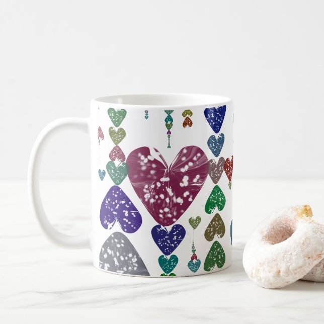 Herzstrings Kaffeetasse (Mit Donut)