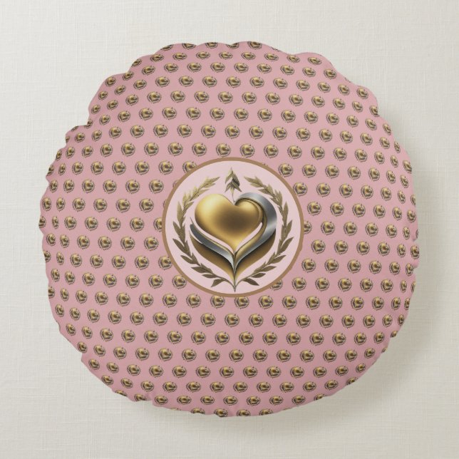 Herzstück der Freiheitskissen Rundes Kissen (Vorderseite)