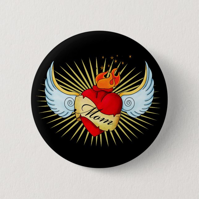 Herzstück der Mama Button (Vorderseite)