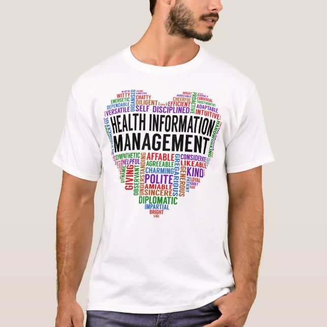 Herzstück des Gesundheitsinformationsmanagements T-Shirt (Vorderseite)