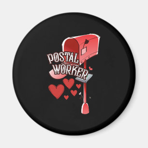Herzstück des Postarbeiters - Postdienst der Liebe Magnet