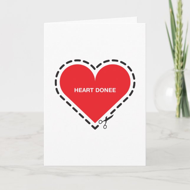 Herzstück Donee 'Get well soon' Karte (Vorderseite)