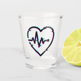 Herzstück Karo Shotglas Schnapsglas