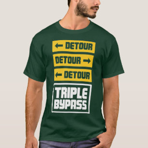 Herzstück Operation Geschenk Offenes Herz Triple  T-Shirt