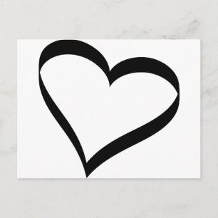 Herzsymbol Postkarte