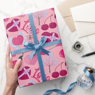 Herzsymbole Geschenkpapier