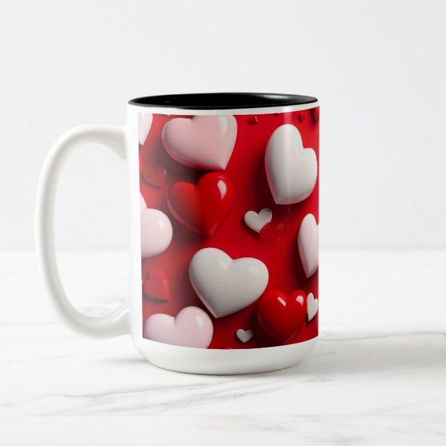Herztasse Zweifarbige Tasse (Links)