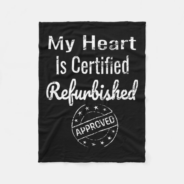 Herztransplantation Herzpatient Operation Fleecedecke (Vorderseite)