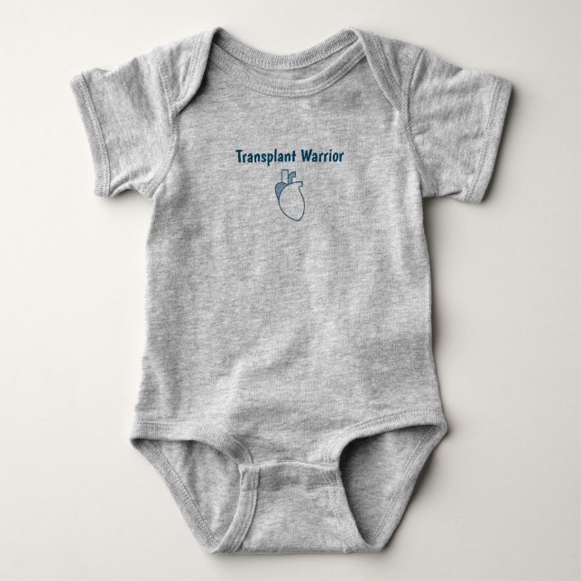 Herztransplantation, Kinder, Organtransplantation Baby Strampler (Vorderseite)