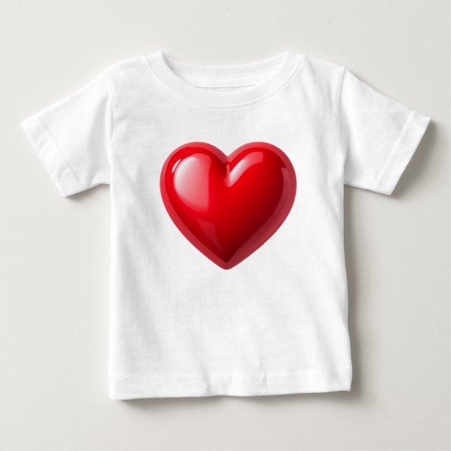 "Herzüberlauf: Eine Symphonie der Liebe" Baby T-shirt (Vorderseite)