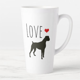 HerzValentine  Liebe Boxer Hunde Milchtasse