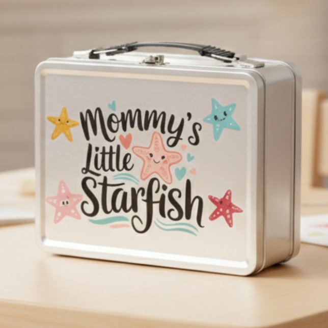 Herzwärmende Mommy's Little Starfish Metall Brotdose (Von Creator hochgeladen)
