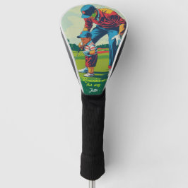 Herzwärmender Vater & Son Golf Moment mit Headcover