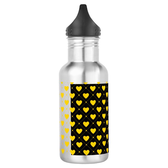 Herzwasserflasche Edelstahlflasche (Links)