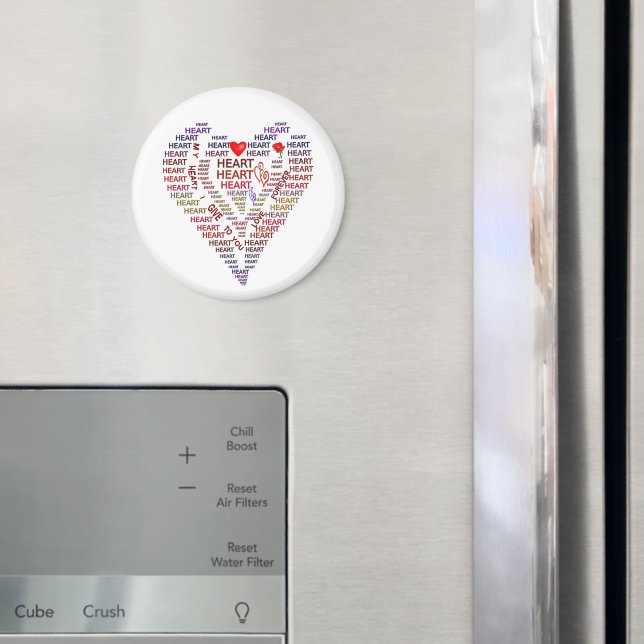 Herzwörter Magnet (In Situ (Kühlschrank))