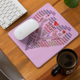 Herzwörter Mousepad
