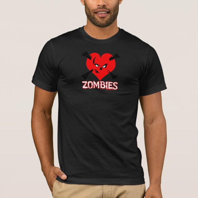 Herzzombien - Shirt (Vorderseite)