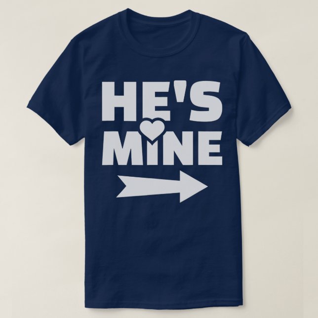 Hes mine T-Shirt (Design vorne)
