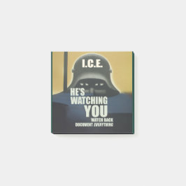 He's Watching You 2026 Post-it Klebezettel