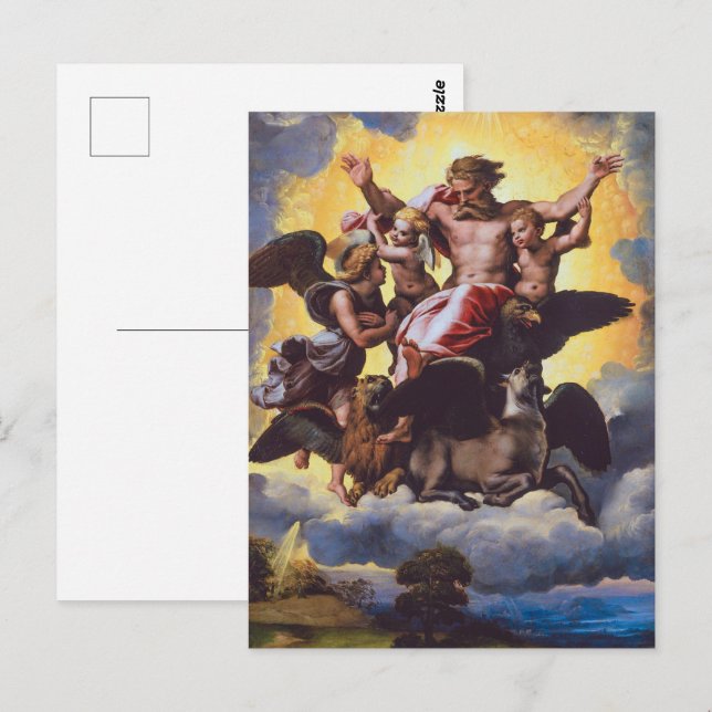 Hesekiels Vision | Raffael | Postkarte (Vorne/Hinten)