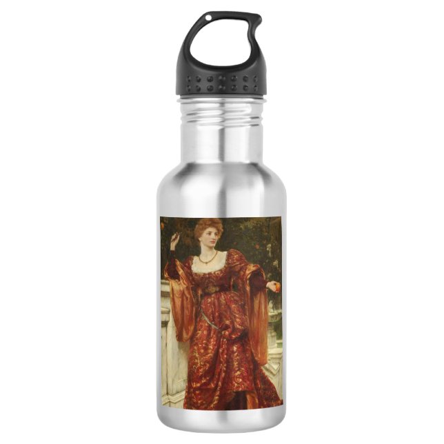 Hesperia (von Frank Dicksee) Edelstahlflasche (Vorderseite)