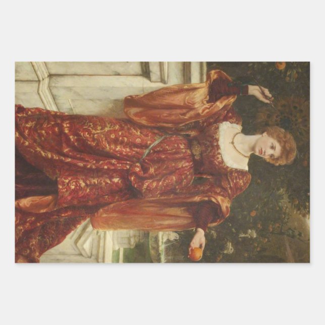 Hesperia (von Frank Dicksee) Geschenkpapier Set (Vorderseite)