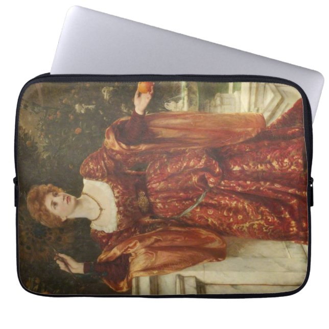 Hesperia (von Frank Dicksee) Laptopschutzhülle (Vorderseite)