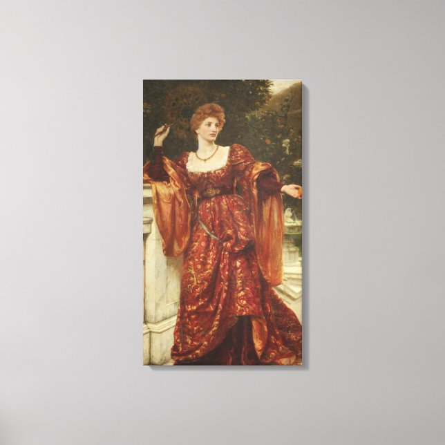 Hesperia (von Frank Dicksee) Leinwanddruck (Vorderseite)