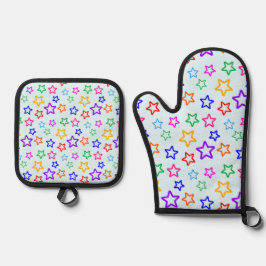 Hesperos Ofenhandschuh & Topflappen-Set