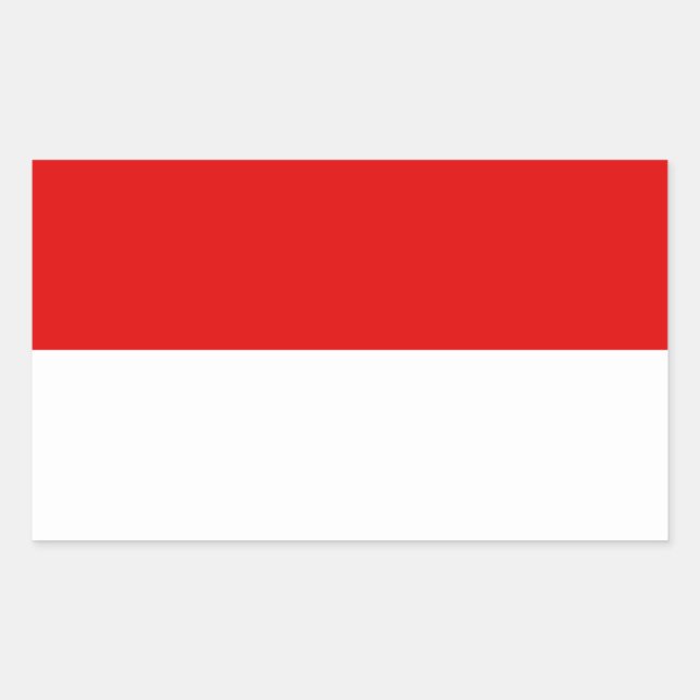 Hesse-Flagge Rechteckiger Aufkleber (Vorderseite)