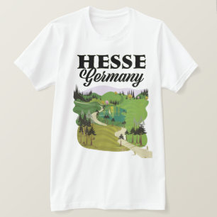 Hesse Germany Travel Poster T-Shirt
