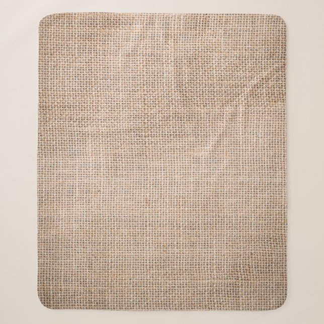 Hessischer Sacktuch, gewebter Texturhintergrund. Sherpadecke (Vorderseite)