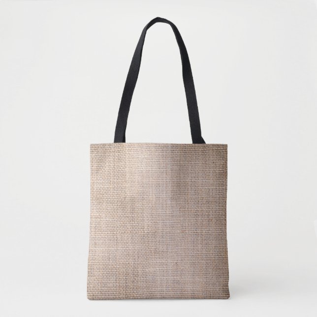 Hessischer Sacktuch, gewebter Texturhintergrund. Tasche (Vorderseite)
