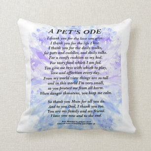 Het Tribute to Eigentümer Gedicht Cushion 41 x 41 Kissen