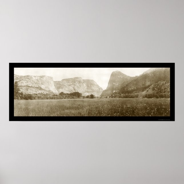 Hetch Hetchy Valley Foto 1911 Poster (Vorne)
