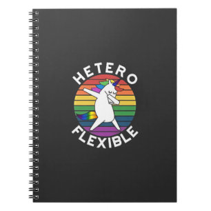 Hetero Flexible LGBT Lesbische Schwulenschwule Notizblock